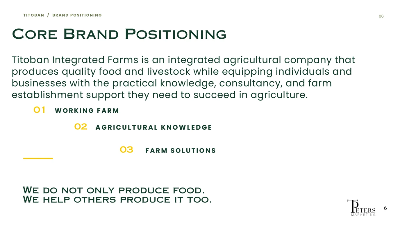 Titoban Integrated Farms project material